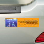 LEUCHTIE Lichte Dog Collar Bumpersticker (Op auto)