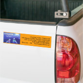 LEUCHTIE Lichte Dog Collar Bumpersticker (Op Truck)