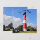 Leuchtturm auf Insel Pellworm im Sommer (Voorkant / Achterkant)