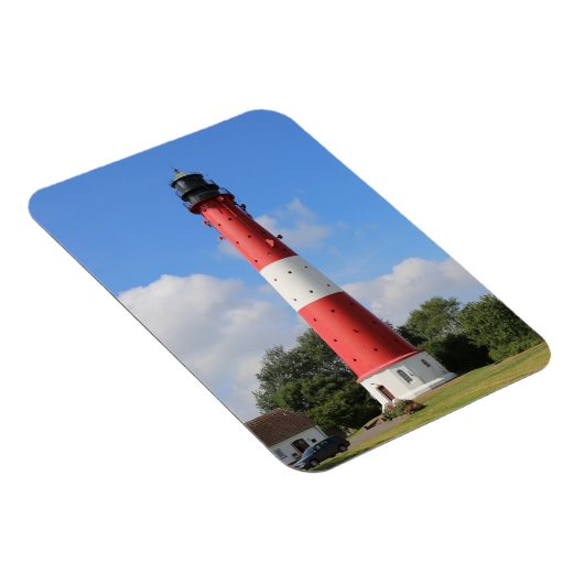 Leuchtturm auf Insel Pellworm im Sommer Magneet (Rechterzijde)