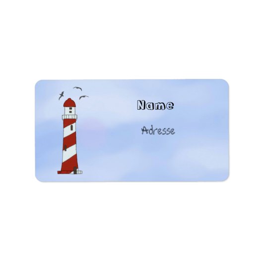 Leuchtturm Etiket (Voorkant)