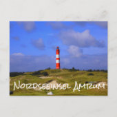 Leuchtturm, Nordseeinsel Amrum Briefkaart (Voorkant)