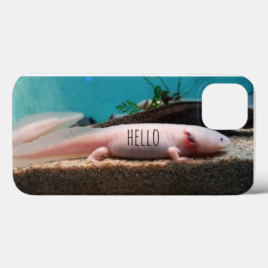 Leucistic Axolotl Case-Mate iPhone Case (Achterkant (horizontaal))