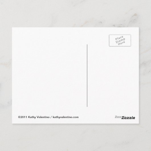 Leucistic White Squirrel Briefkaart (Achterkant)