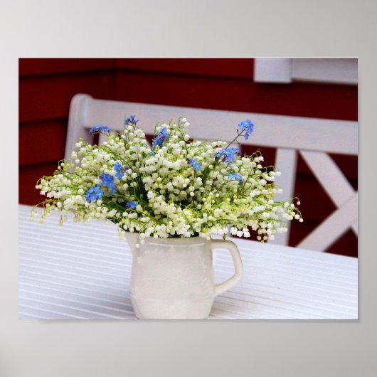 leugen van de vallei (Convallaria majalis) Poster (Voorkant)