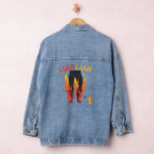 Leugenaar, leugenaar, broek staat in brand denim jacket (Hangar)