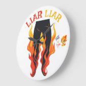 Leugenaar, leugenaar, broek staat in brand grote klok (Hoek)