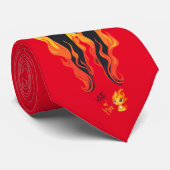 Leugenaar, leugenaar, broek staat in brand stropdas (Opgerold)