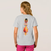 Leugenaar, leugenaar, broek staat in brand t-shirt (Achterkant volledig)