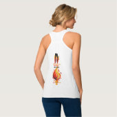 Leugenaar, leugenaar, broek staat in brand tanktop (Volledige Achterkant)