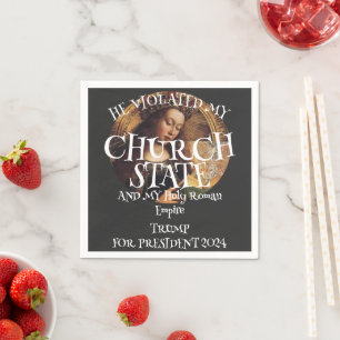 Leugenaar Trump Kerk Staat Heilige Roomse Rijk Par Servet