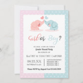 leugenachtige olifant polka doet een verhaal kaart (Voorkant)