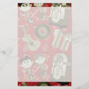 leugenachtige vette vuren briefpapier