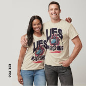 Leugenmachine TV Koele grote tekst Modern T-shirt