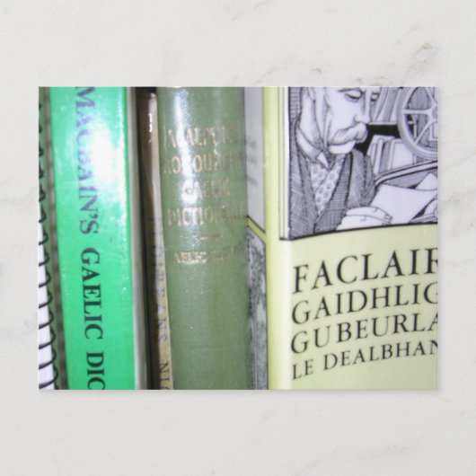 Leugh's a'Ghàidhlig Briefkaart (Voorkant)