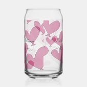 Leuk 1001 rode hart ballonnen thema aangepaste bru blikvorm glas (Rechts)