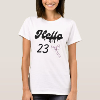 Leuk 23e verjaardagsshirt voor meisjes – Schattig  T-shirt