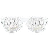 Leuk 50 en Fabulous 50ste verjaardag Retro Zonnebril (Voorkant)
