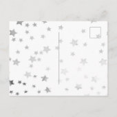 Leuk 50e Black White Red Fox Star Foxy Verjaardag Uitnodiging Briefkaart (Achterkant)