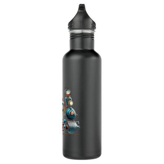 Leuk 8e Verjaardag Trein Thema Jongens 8 Jaar O Waterfles (Rechts)