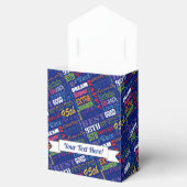 Leuk 95e verjaardagsfeestje gepersonaliseerd monog bedankdoosjes (Geopend)