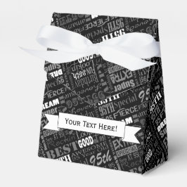 Leuk 95e verjaardagsfeestje gepersonaliseerd monog bedankdoosjes
