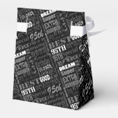 Leuk 95e verjaardagsfeestje gepersonaliseerd monog bedankdoosjes (Achterkant)