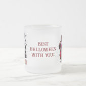 Leuk aangepast Halloween feest Matglas Koffiemok (Center)