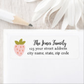 Leuk Aardbei retouradres Etiket (Insitu)