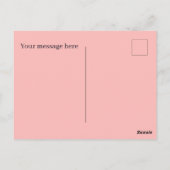 Leuk aardbeienfruit bericht toevoegen briefkaart (Achterkant)