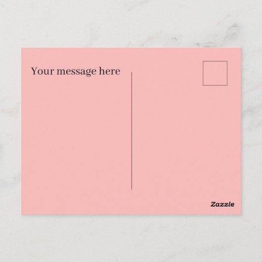 Leuk aardbeienfruit bericht toevoegen briefkaart (Achterkant)