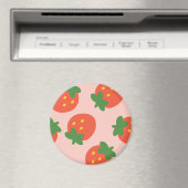 Leuk aardbeimotief magneet (Insitu (Vaatwasser))