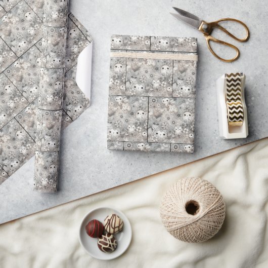 Leuk Abstract Dier Collectie Cadeaupapier (Crafts)