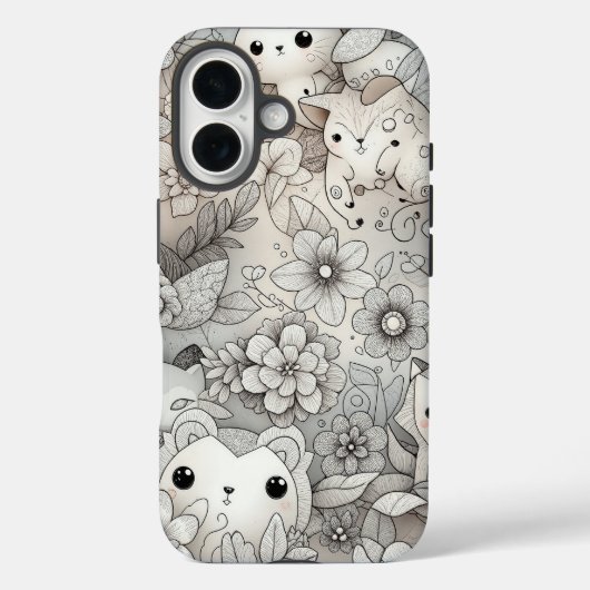 Leuk Abstract Dier Collectie Case-Mate iPhone Case (Achterkant)