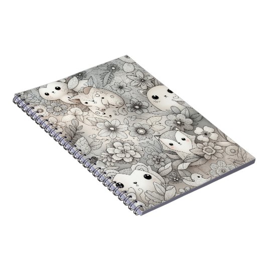 Leuk Abstract Dier Collectie Notitieboek (Rechterzijde)