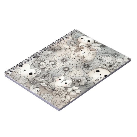 Leuk Abstract Dier Collectie Notitieboek (Linkerzijde)