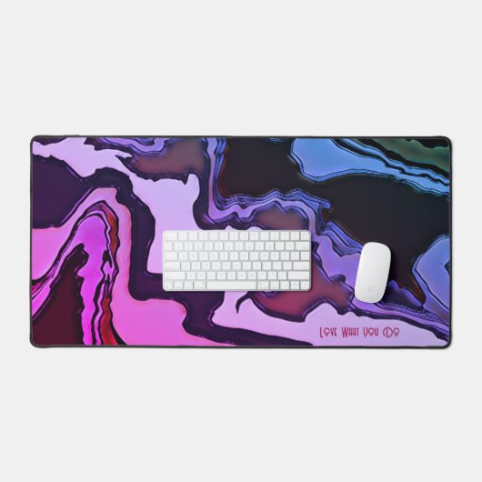 Leuk Abstract Kleurrijk Modern Custom Quote Bureaumat (Keyboard & Muis)