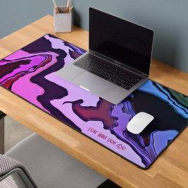 Leuk Abstract Kleurrijk Modern Custom Quote Bureaumat