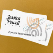 leuk abstract kunstje schoon minimaal visitekaartje