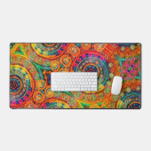 Leuk Abstract Patroon Modern Regenboog Gekleurde S Bureaumat (Keyboard & Muis)