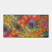 Leuk Abstract Patroon Modern Regenboog Gekleurde S Bureaumat (Voorkant)