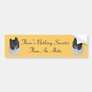 leuk afbeelding slogan van zwarte en witte acita bumpersticker