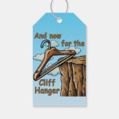 Leuk Afbeelding van Cliff Hanger met Speelse Wordp Cadeaulabel (Achterkant)
