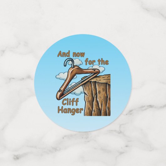 Leuk Afbeelding van Cliff Hanger met Speelse Wordp Confetti (Kleine voorkant)