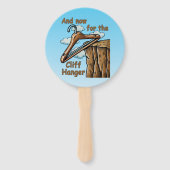 Leuk Afbeelding van Cliff Hanger met Speelse Wordp Handwaaier (Achterkant)