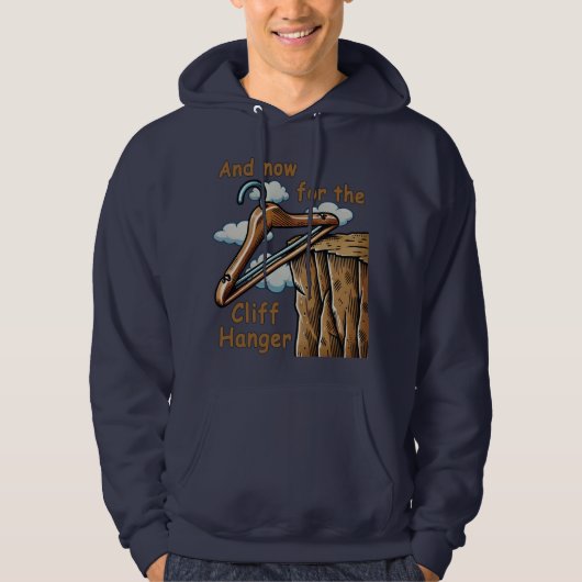 Leuk Afbeelding van Cliff Hanger met Speelse Wordp Hoodie (Voorkant)