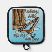 Leuk Afbeelding van Cliff Hanger met Speelse Wordp Pannenlap (Voorkant)