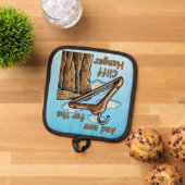 Leuk Afbeelding van Cliff Hanger met Speelse Wordp Pannenlap (Top down)