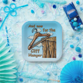 Leuk Afbeelding van Cliff Hanger met Speelse Wordp Papieren Bordje (Feest)
