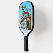 Leuk Afbeelding van Cliff Hanger met Speelse Wordp Pickleball Paddle (Links)